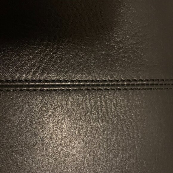 RARE! Kenneth Cole New York Vintage Black Leather Doctor-Style Satchel - Picture 10 of 14